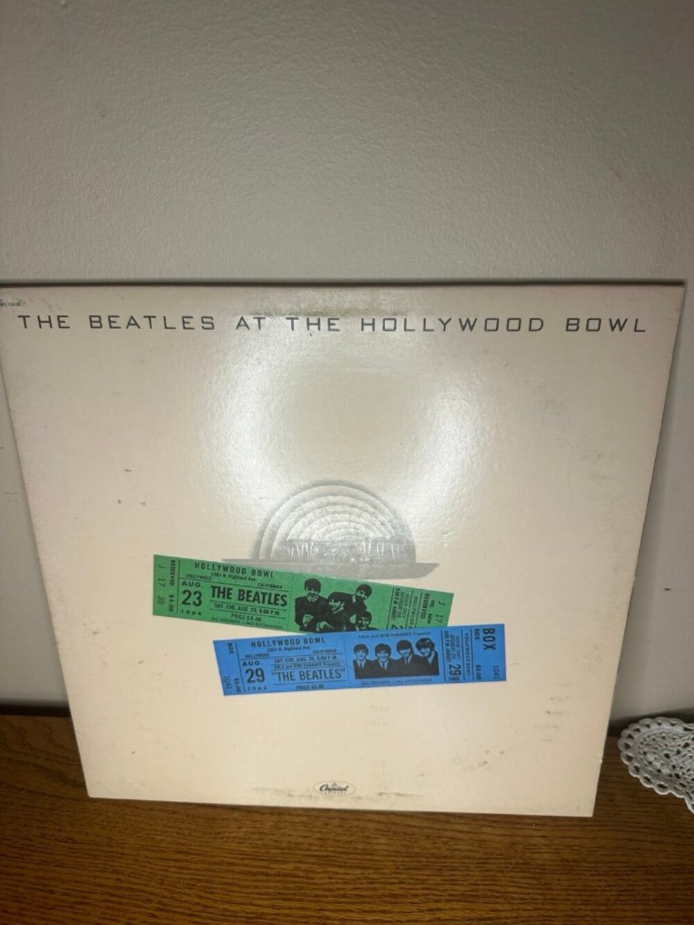 The Beatles At The Hollywood Bowl Live Vinyl LP 1977 Gatefold